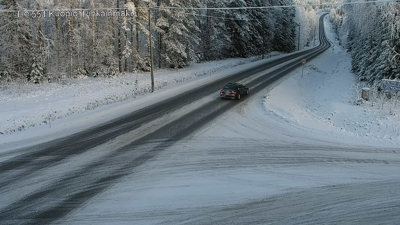 Kelikamerat Kuva Tie 551 Kuopio, Pihkainmäki, Kuopio, Pohjois-Savo