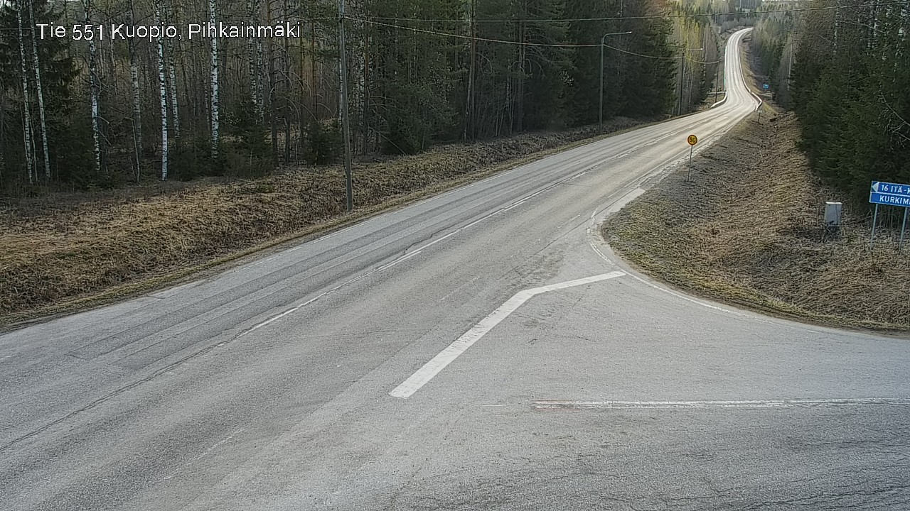 Kelikamerat Kuva Tie 551 Kuopio, Pihkainmäki, Kuopio, Pohjois-Savo