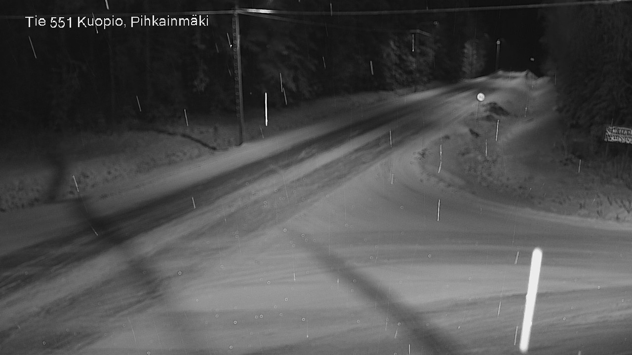 Kelikamerat Kuva Tie 551 Kuopio, Pihkainmäki, Kuopio, Pohjois-Savo