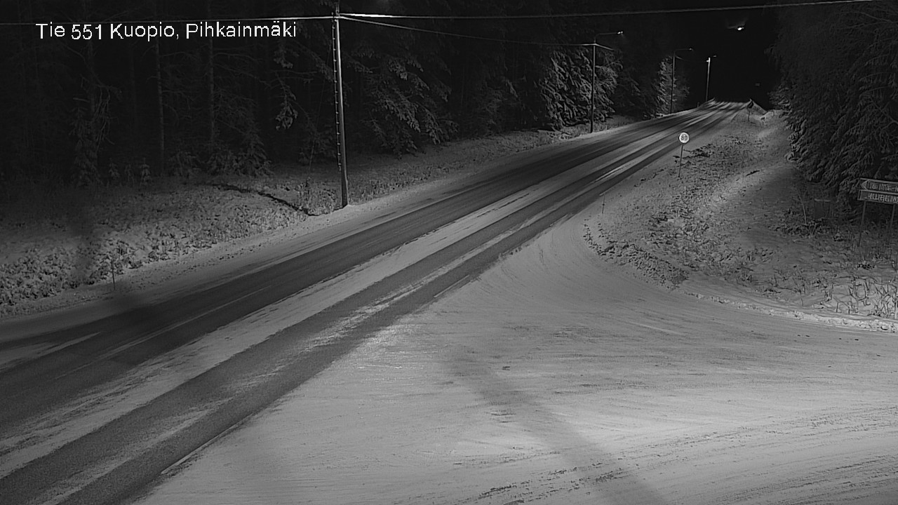 Kelikamerat Kuva Tie 551 Kuopio, Pihkainmäki, Kuopio, Pohjois-Savo