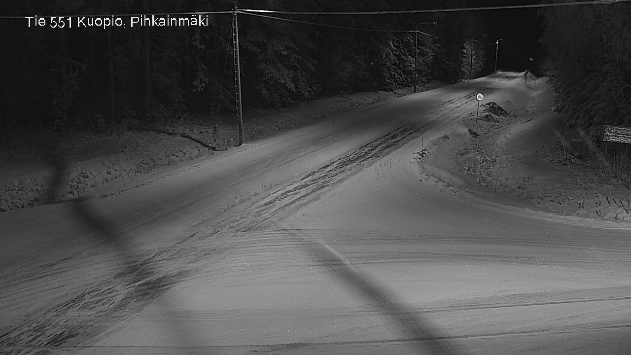 Kelikamerat Kuva Tie 551 Kuopio, Pihkainmäki, Kuopio, Pohjois-Savo
