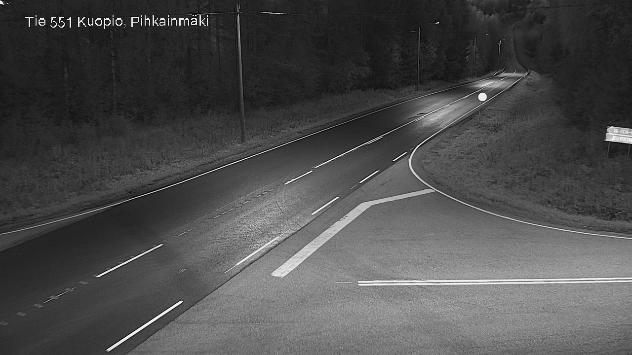 Kelikamerat Kuva Tie 551 Kuopio, Pihkainmäki, Kuopio, Pohjois-Savo