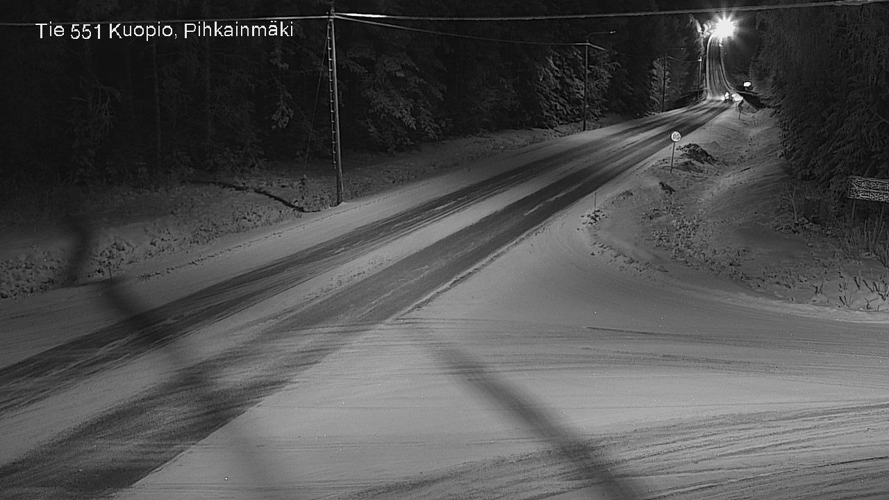 Kelikamerat Kuva Tie 551 Kuopio, Pihkainmäki, Kuopio, Pohjois-Savo
