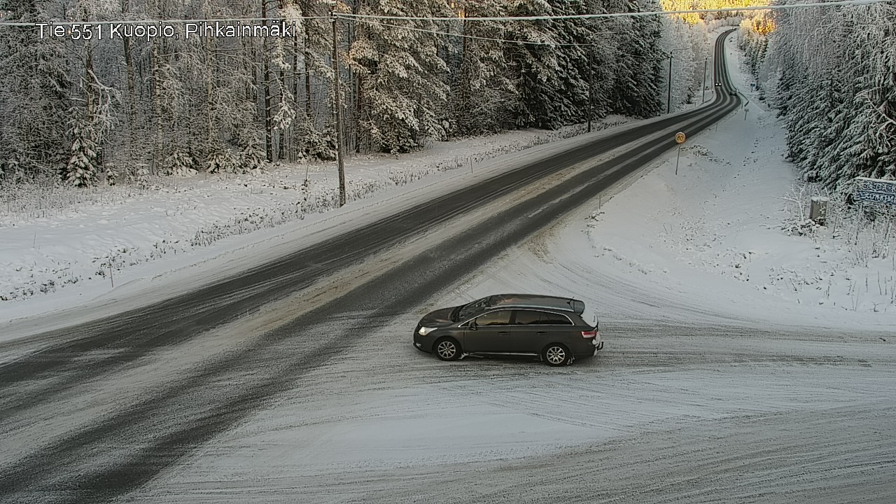 Kelikamerat Kuva Tie 551 Kuopio, Pihkainmäki, Kuopio, Pohjois-Savo