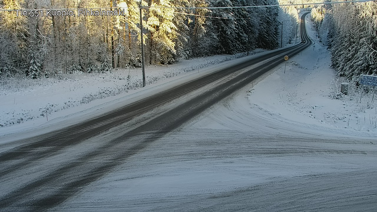 Kelikamerat Kuva Tie 551 Kuopio, Pihkainmäki, Kuopio, Pohjois-Savo