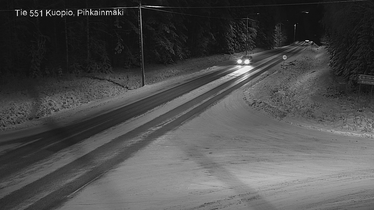 Kelikamerat Kuva Tie 551 Kuopio, Pihkainmäki, Kuopio, Pohjois-Savo