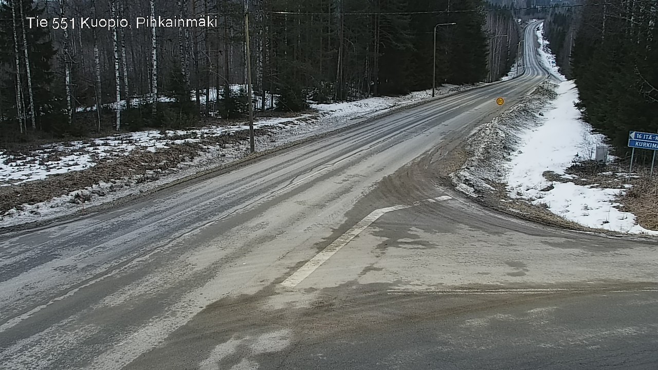 Kelikamerat Kuva Tie 551 Kuopio, Pihkainmäki, Kuopio, Pohjois-Savo
