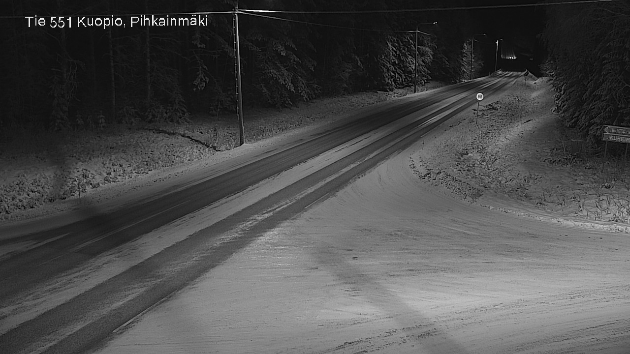 Kelikamerat Kuva Tie 551 Kuopio, Pihkainmäki, Kuopio, Pohjois-Savo