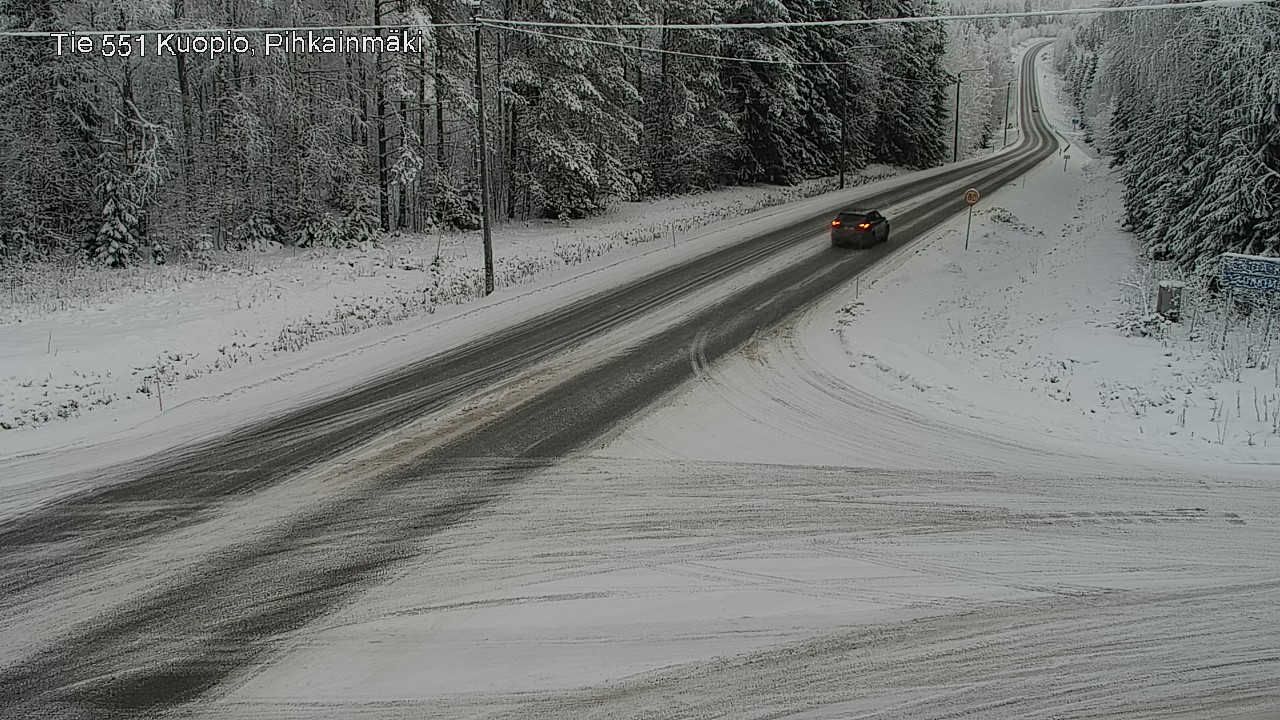 Kelikamerat Kuva Tie 551 Kuopio, Pihkainmäki, Kuopio, Pohjois-Savo