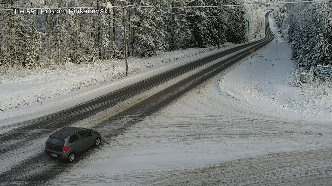 Kelikamerat Kuva Tie 551 Kuopio, Pihkainmäki, Kuopio, Pohjois-Savo