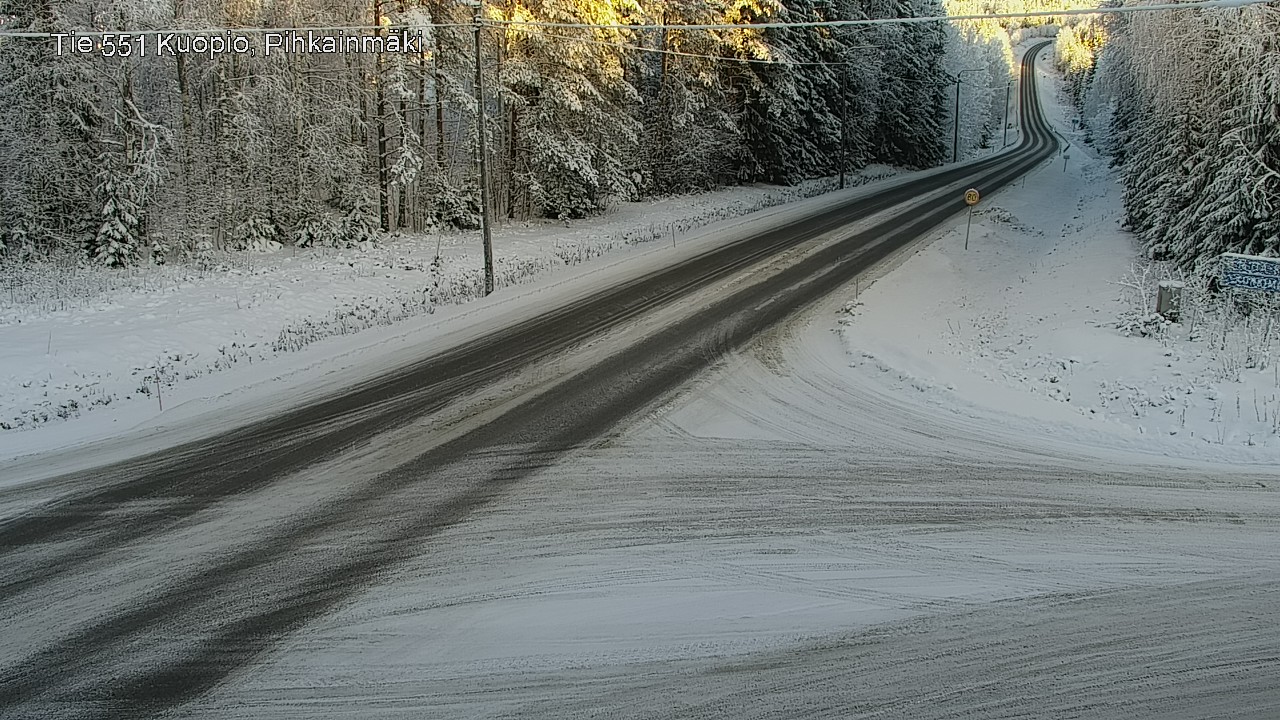 Kelikamerat Kuva Tie 551 Kuopio, Pihkainmäki, Kuopio, Pohjois-Savo