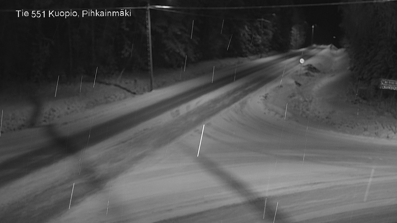 Kelikamerat Kuva Tie 551 Kuopio, Pihkainmäki, Kuopio, Pohjois-Savo