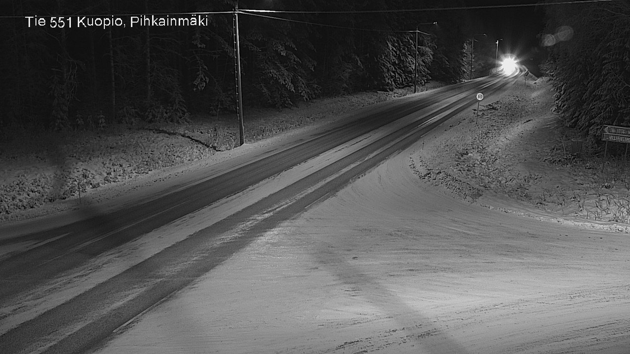 Kelikamerat Kuva Tie 551 Kuopio, Pihkainmäki, Kuopio, Pohjois-Savo