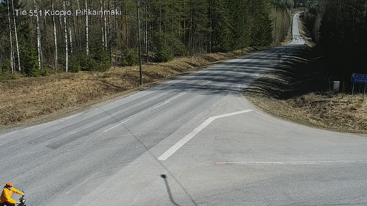 Kelikamerat Kuva Tie 551 Kuopio, Pihkainmäki, Kuopio, Pohjois-Savo