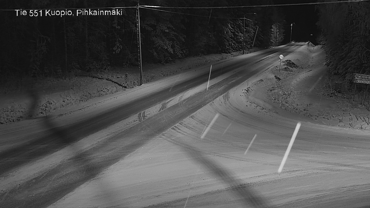 Kelikamerat Kuva Tie 551 Kuopio, Pihkainmäki, Kuopio, Pohjois-Savo