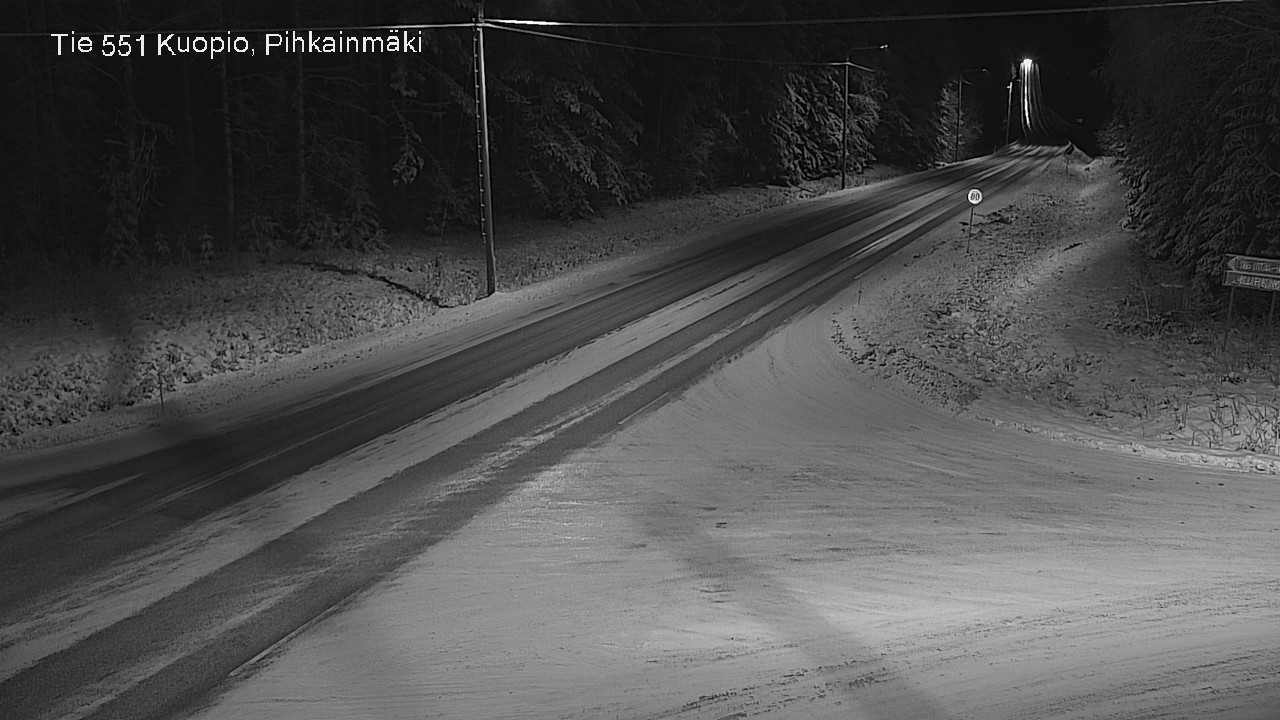 Kelikamerat Kuva Tie 551 Kuopio, Pihkainmäki, Kuopio, Pohjois-Savo
