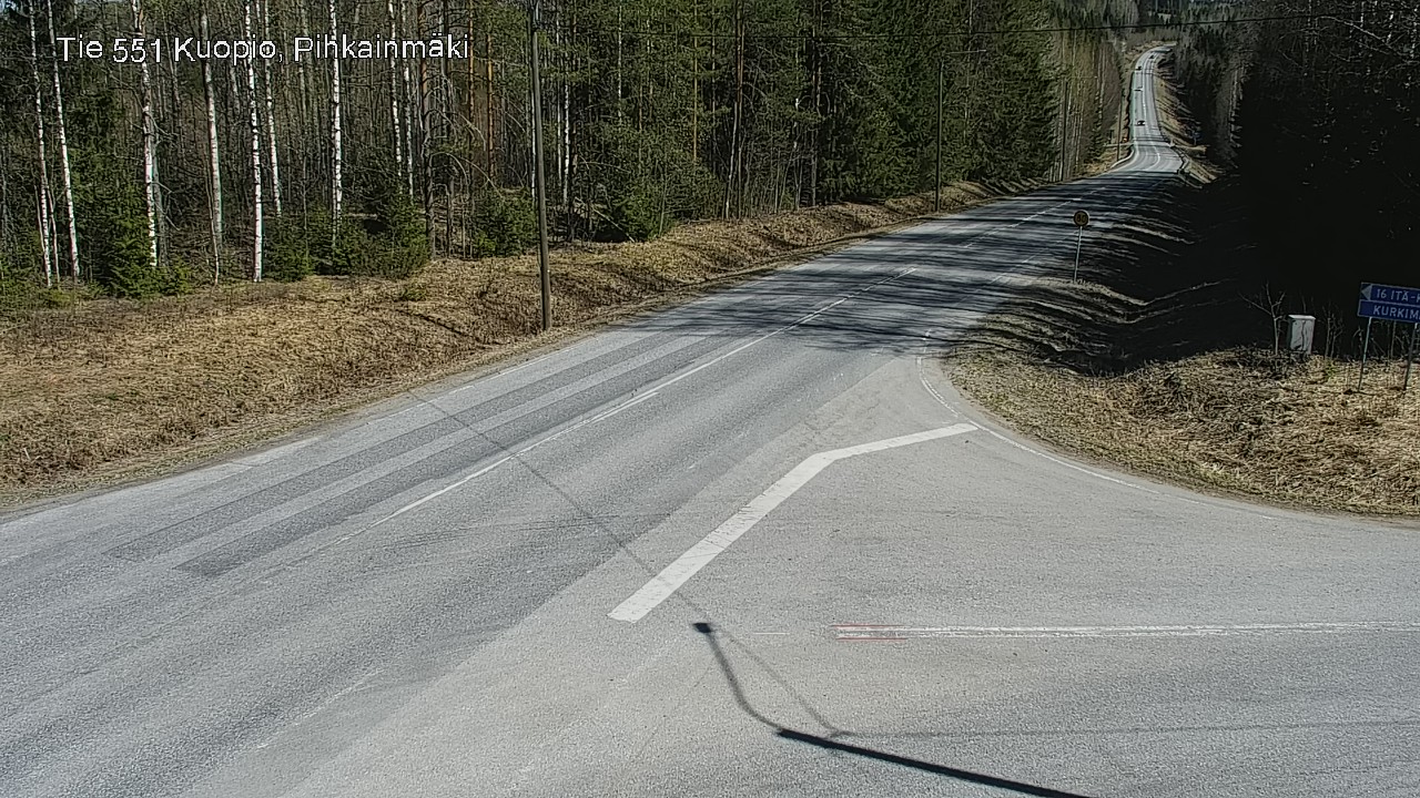 Kelikamerat Kuva Tie 551 Kuopio, Pihkainmäki, Kuopio, Pohjois-Savo