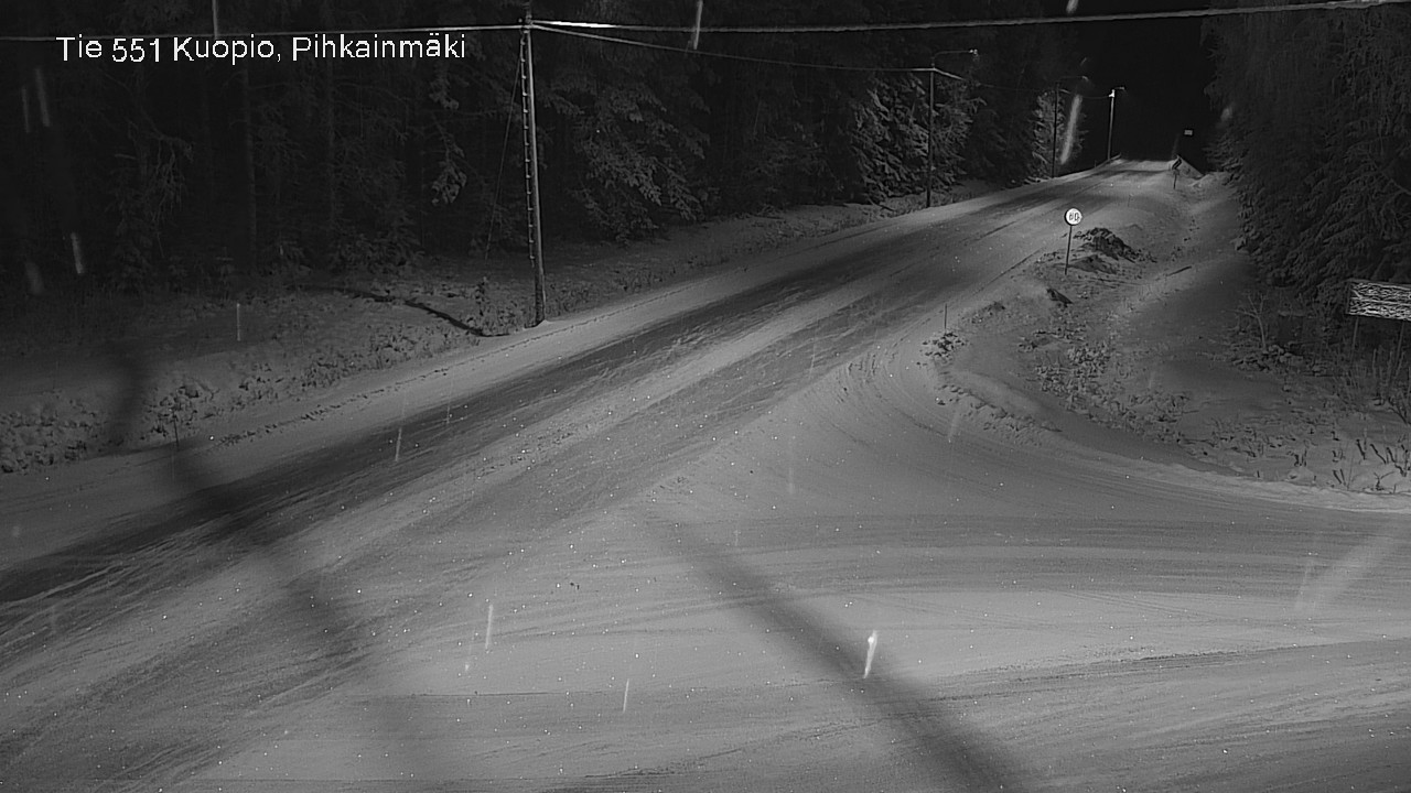 Kelikamerat Kuva Tie 551 Kuopio, Pihkainmäki, Kuopio, Pohjois-Savo