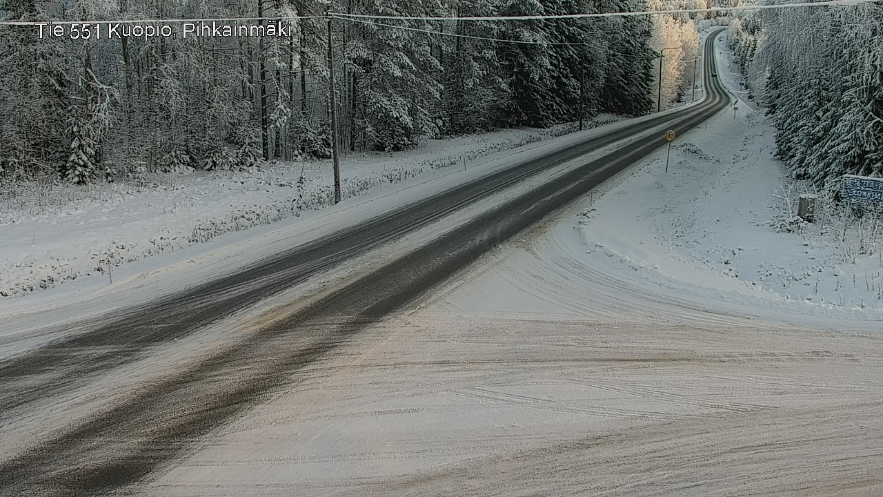 Kelikamerat Kuva Tie 551 Kuopio, Pihkainmäki, Kuopio, Pohjois-Savo