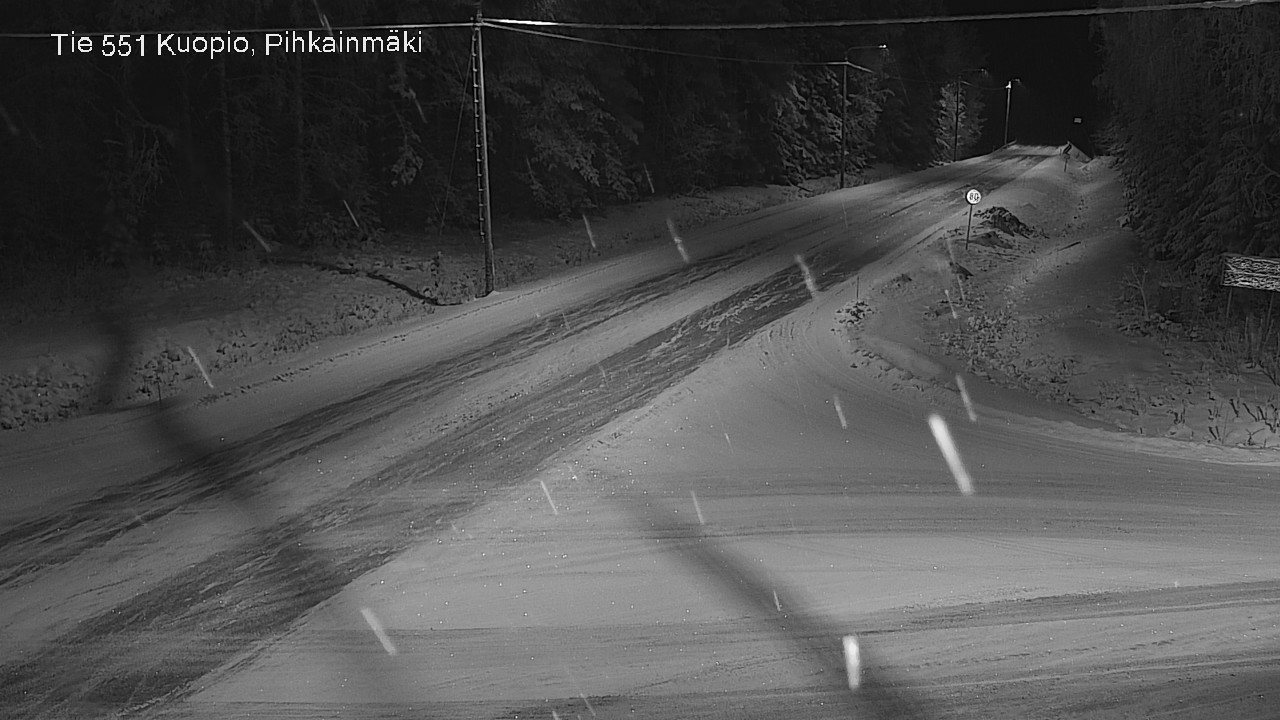 Kelikamerat Kuva Tie 551 Kuopio, Pihkainmäki, Kuopio, Pohjois-Savo