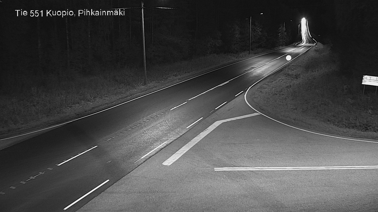 Kelikamerat Kuva Tie 551 Kuopio, Pihkainmäki, Kuopio, Pohjois-Savo