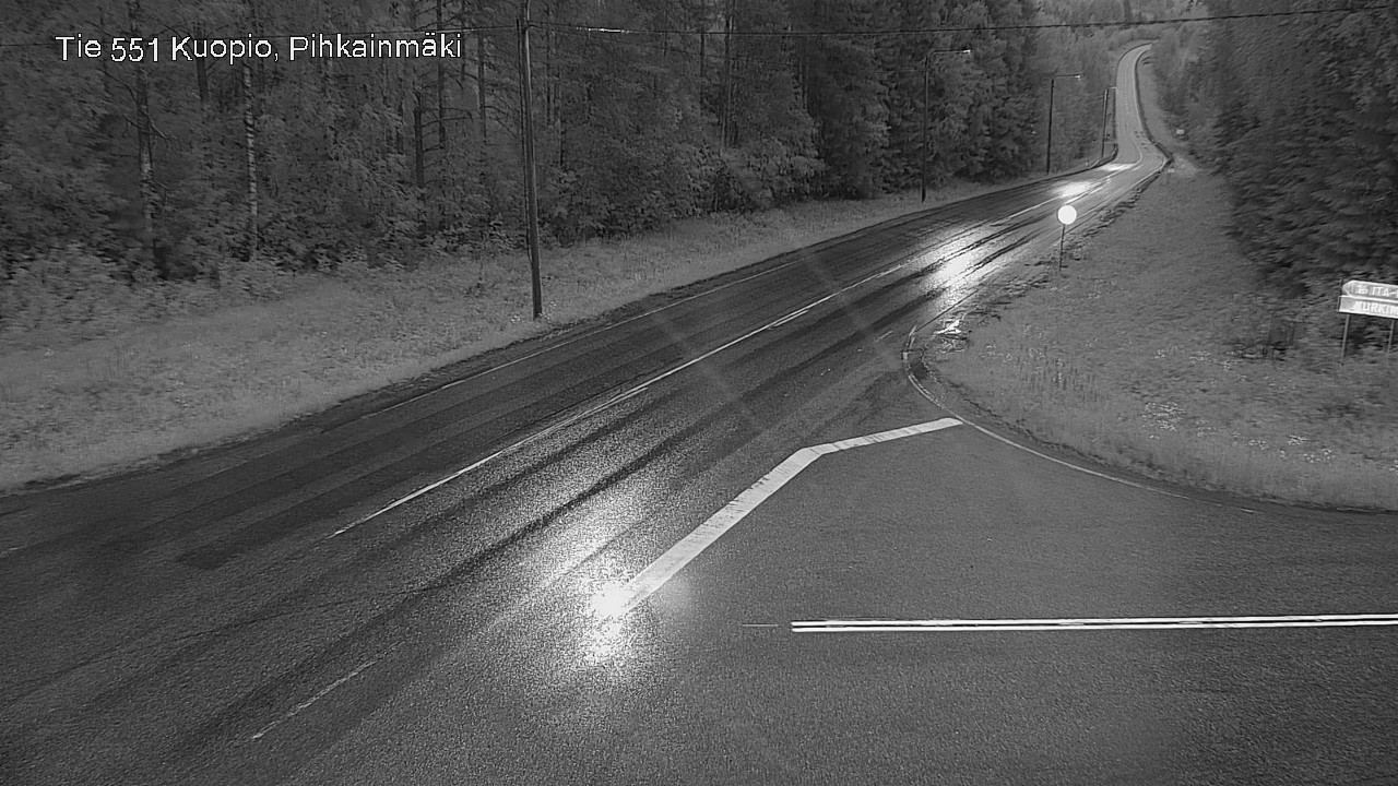 Kelikamerat Kuva Tie 551 Kuopio, Pihkainmäki, Kuopio, Pohjois-Savo