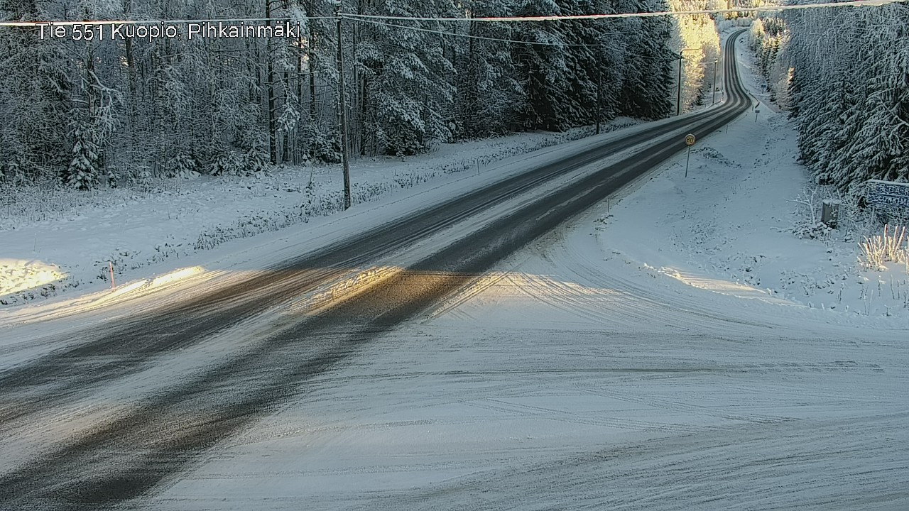 Kelikamerat Kuva Tie 551 Kuopio, Pihkainmäki, Kuopio, Pohjois-Savo