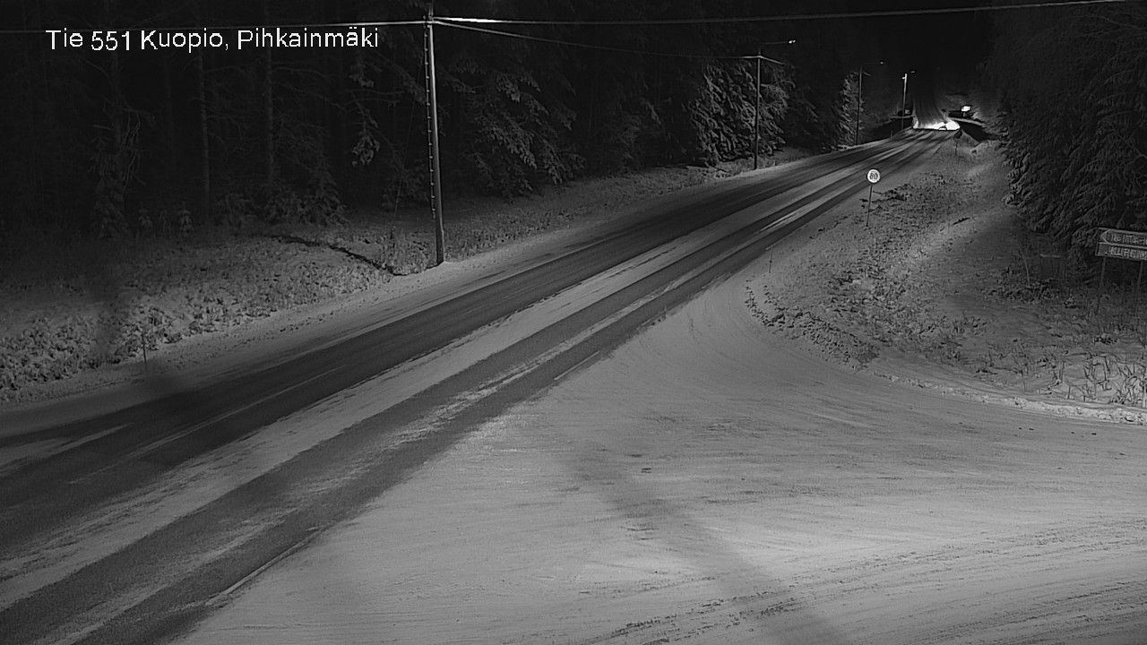 Kelikamerat Kuva Tie 551 Kuopio, Pihkainmäki, Kuopio, Pohjois-Savo