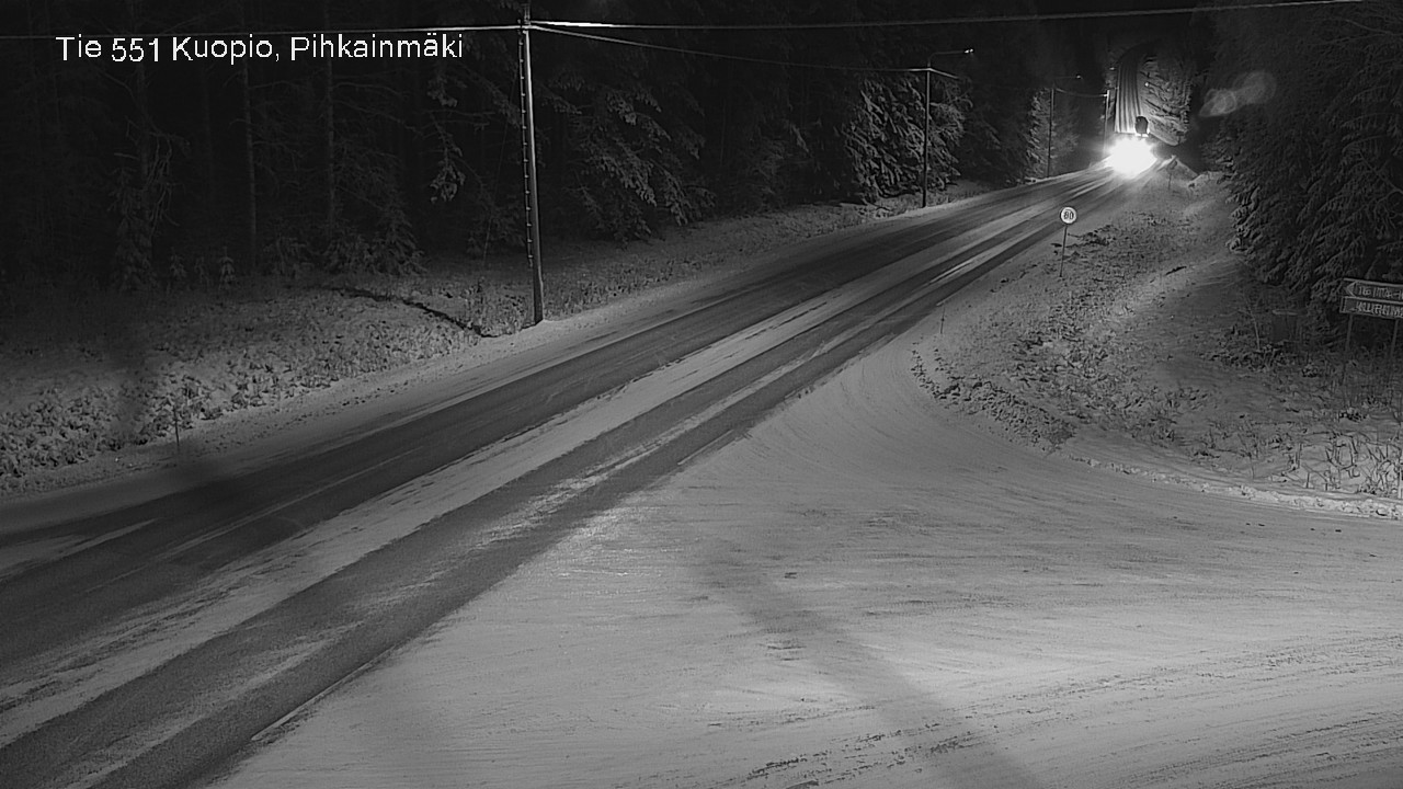 Kelikamerat Kuva Tie 551 Kuopio, Pihkainmäki, Kuopio, Pohjois-Savo