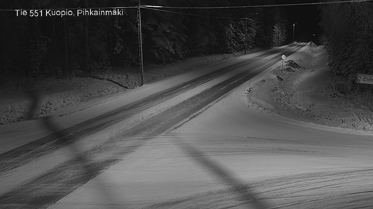 Kelikamerat Kuva Tie 551 Kuopio, Pihkainmäki, Kuopio, Pohjois-Savo