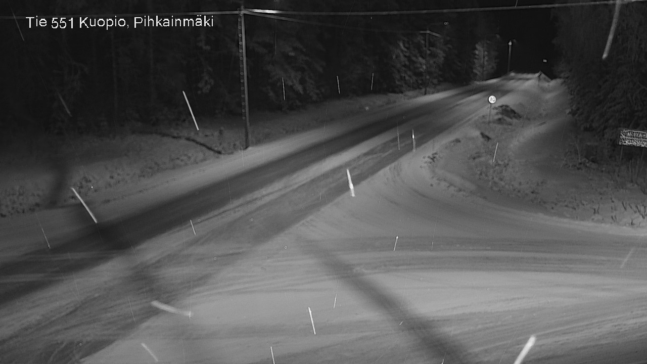 Kelikamerat Kuva Tie 551 Kuopio, Pihkainmäki, Kuopio, Pohjois-Savo