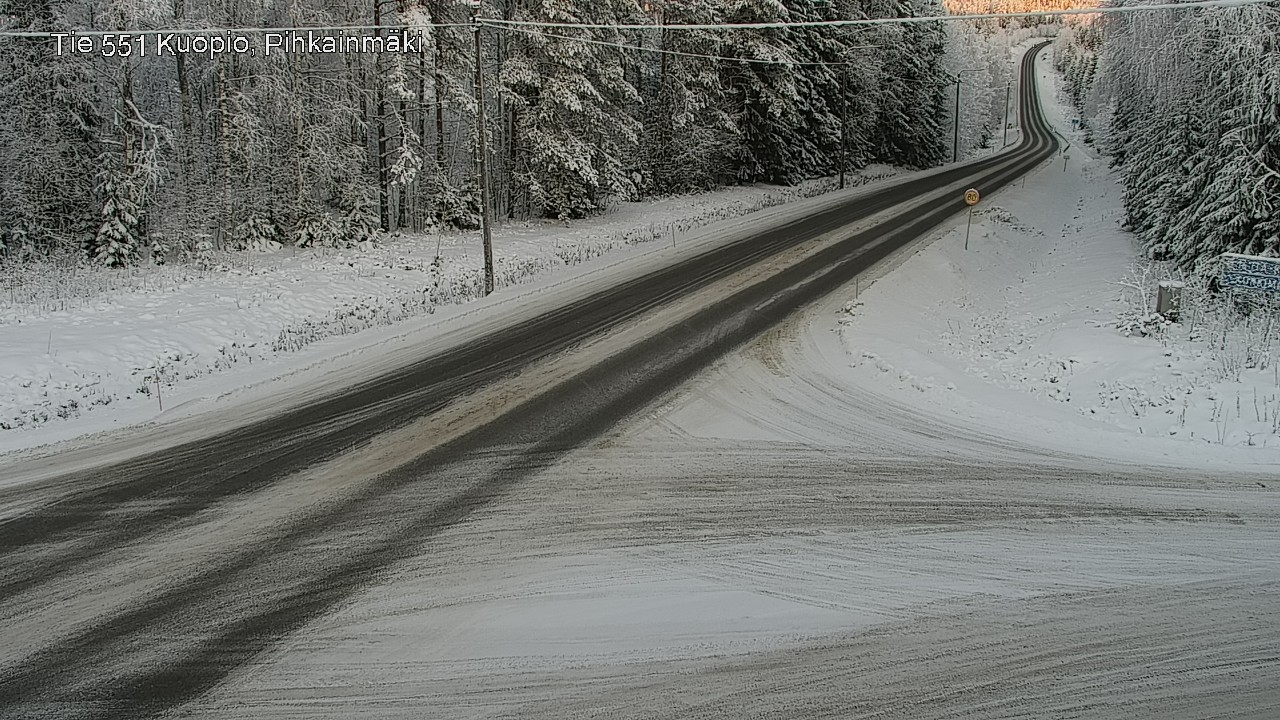 Kelikamerat Kuva Tie 551 Kuopio, Pihkainmäki, Kuopio, Pohjois-Savo