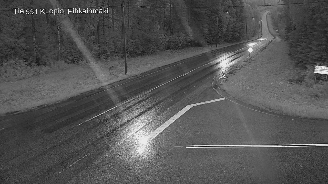 Kelikamerat Kuva Tie 551 Kuopio, Pihkainmäki, Kuopio, Pohjois-Savo