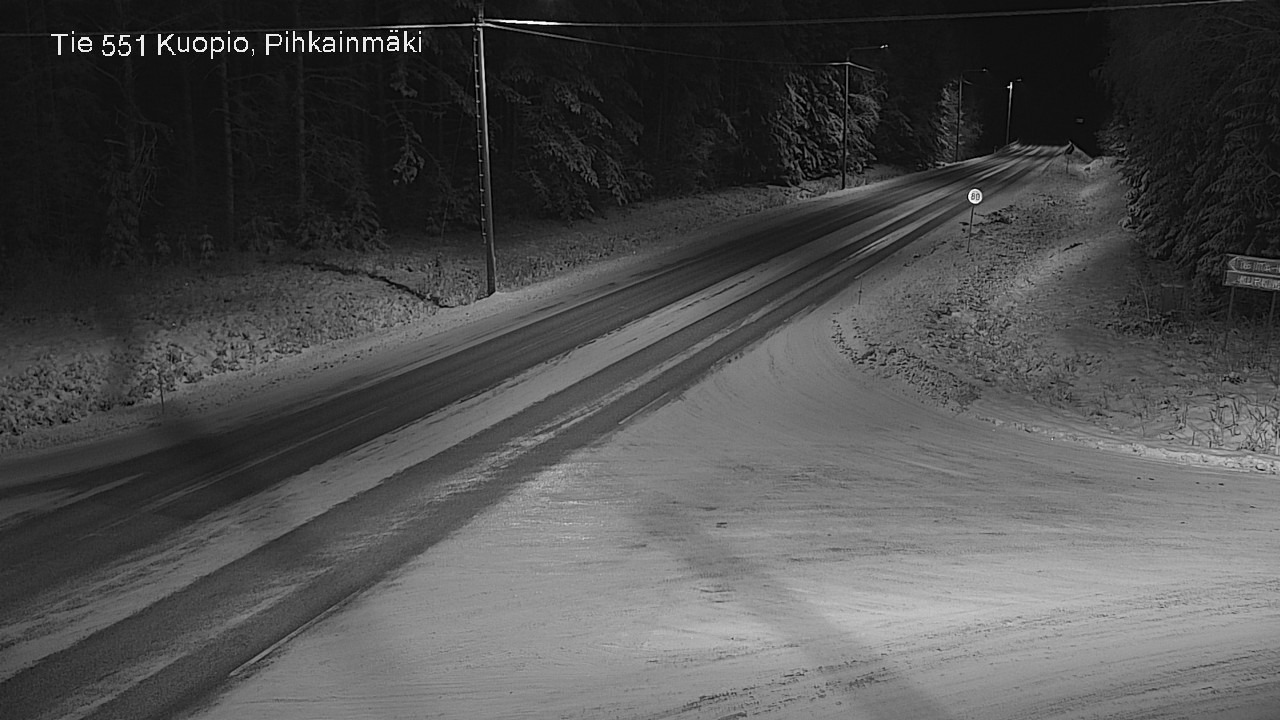 Kelikamerat Kuva Tie 551 Kuopio, Pihkainmäki, Kuopio, Pohjois-Savo