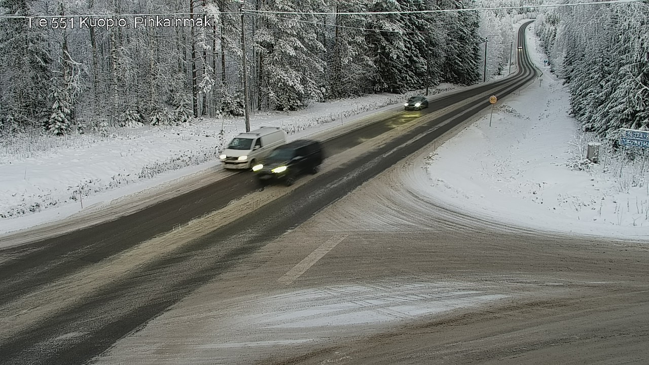 Kelikamerat Kuva Tie 551 Kuopio, Pihkainmäki, Kuopio, Pohjois-Savo