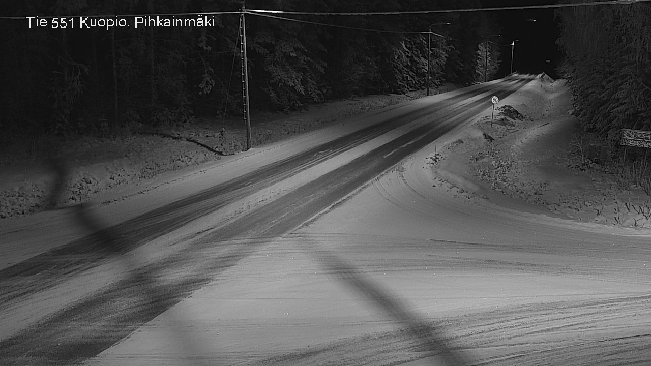 Kelikamerat Kuva Tie 551 Kuopio, Pihkainmäki, Kuopio, Pohjois-Savo