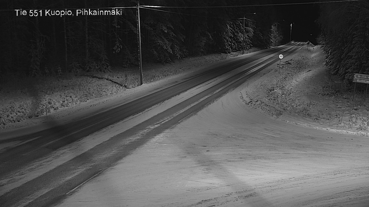 Kelikamerat Kuva Tie 551 Kuopio, Pihkainmäki, Kuopio, Pohjois-Savo