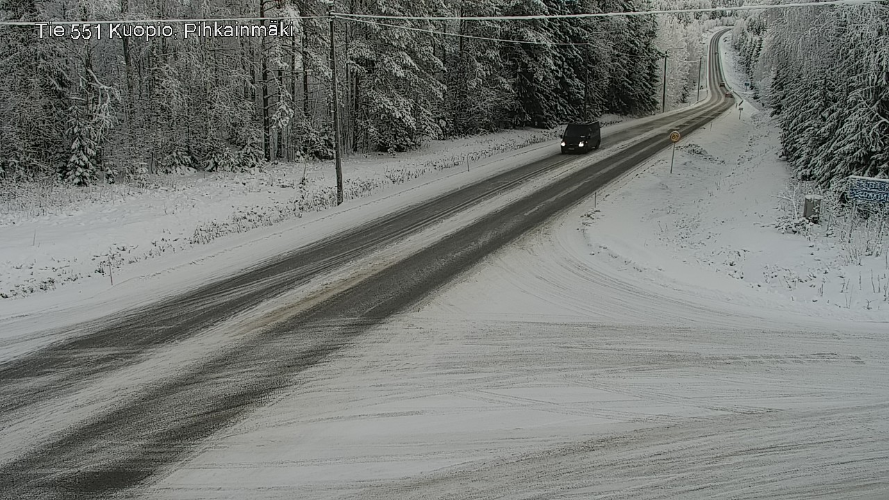 Kelikamerat Kuva Tie 551 Kuopio, Pihkainmäki, Kuopio, Pohjois-Savo
