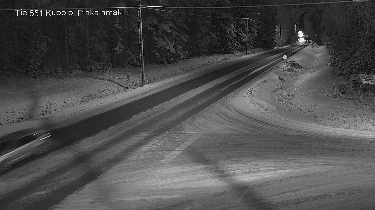 Kelikamerat Kuva Tie 551 Kuopio, Pihkainmäki, Kuopio, Pohjois-Savo