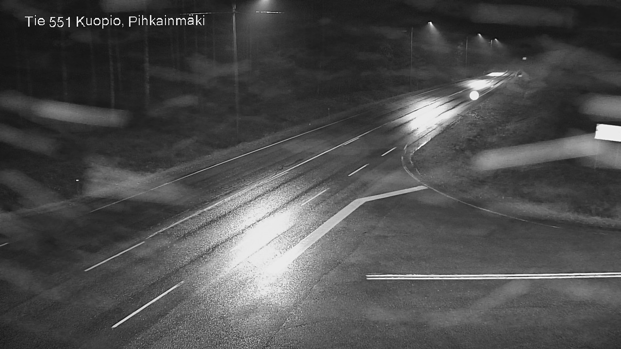 Weather Camera Image Road 551 Kuopio, Pihkainmäki, Kuopio, Pohjois-Savo