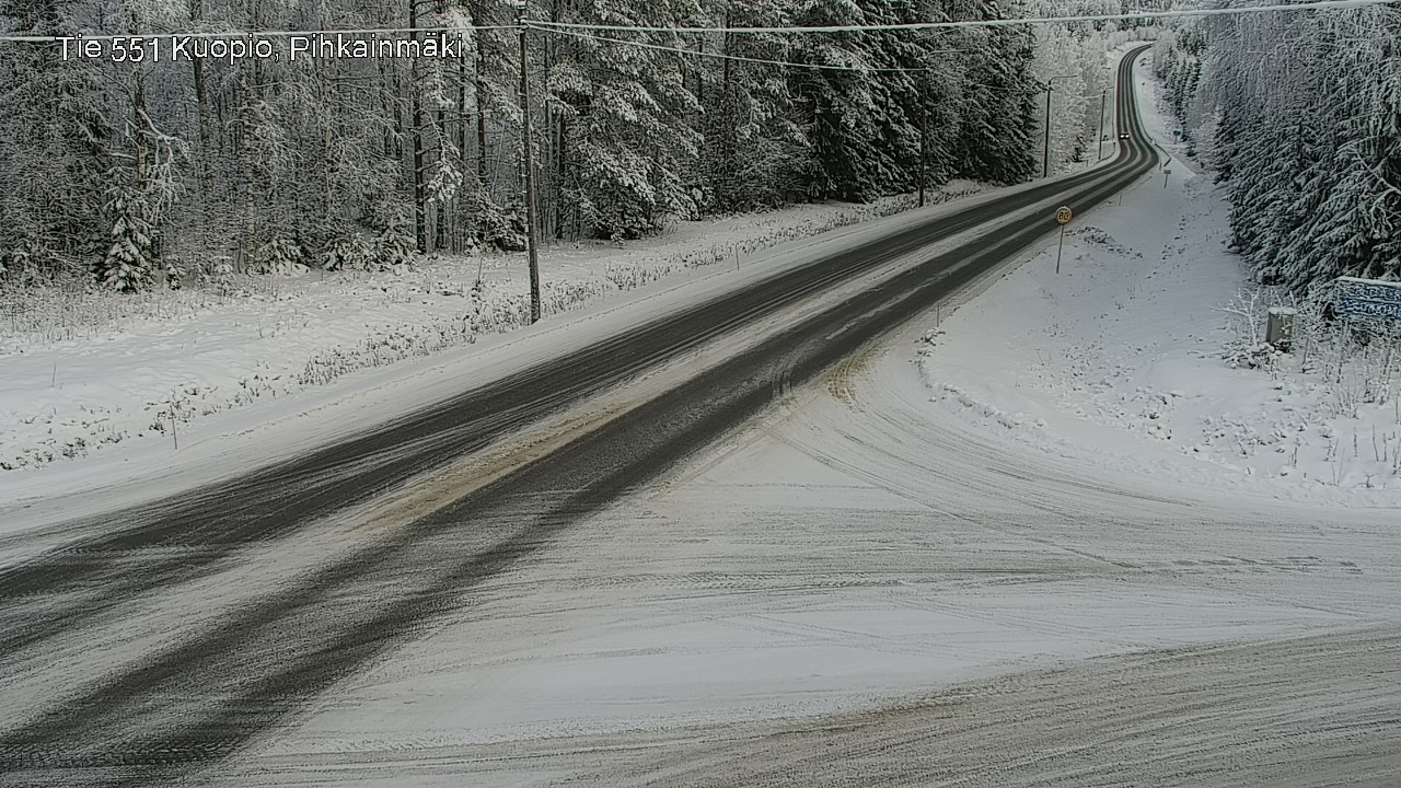 Kelikamerat Kuva Tie 551 Kuopio, Pihkainmäki, Kuopio, Pohjois-Savo