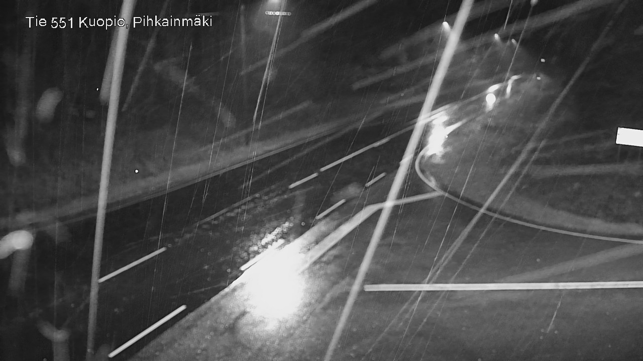 Weather Camera Image Road 551 Kuopio, Pihkainmäki, Kuopio, Pohjois-Savo
