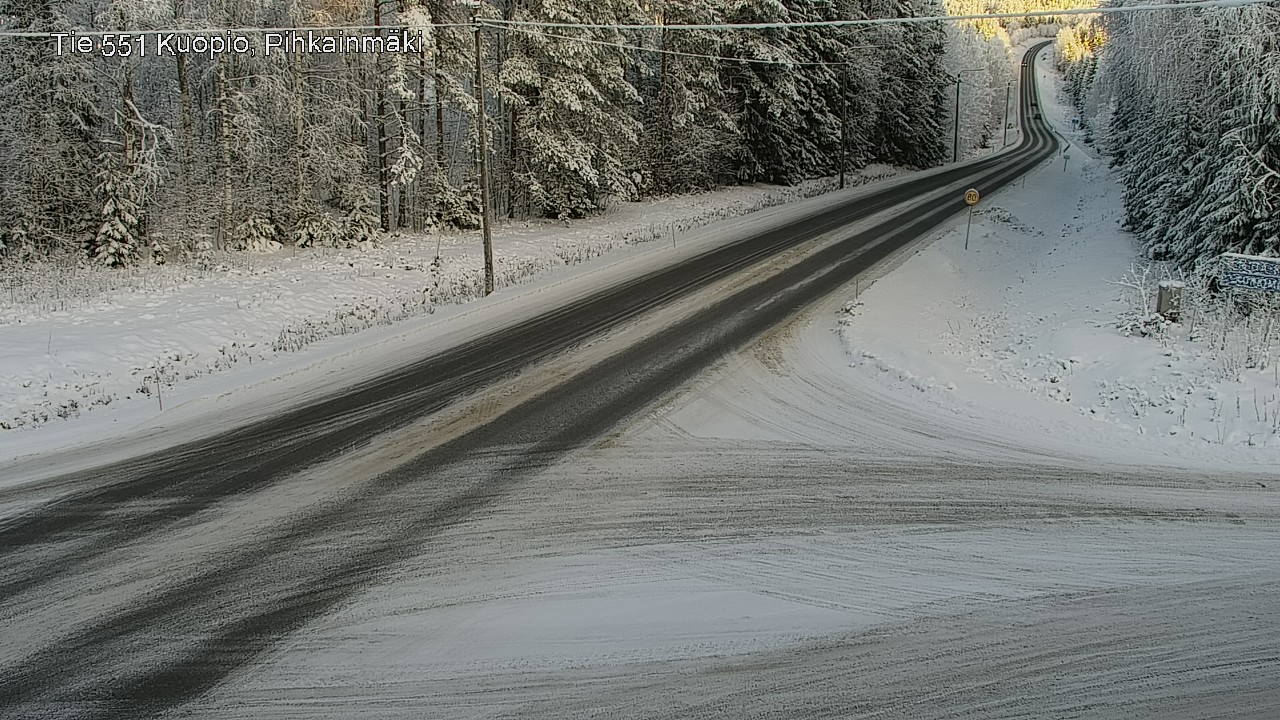 Kelikamerat Kuva Tie 551 Kuopio, Pihkainmäki, Kuopio, Pohjois-Savo