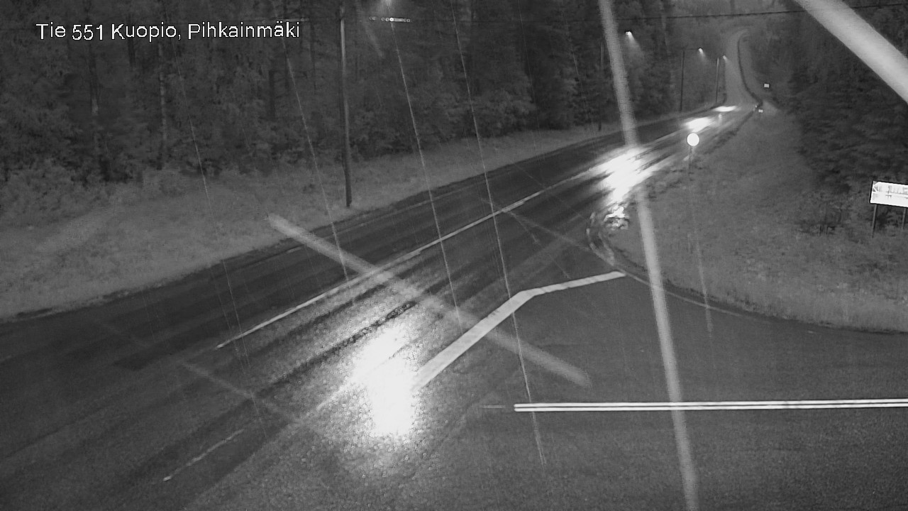 Kelikamerat Kuva Tie 551 Kuopio, Pihkainmäki, Kuopio, Pohjois-Savo
