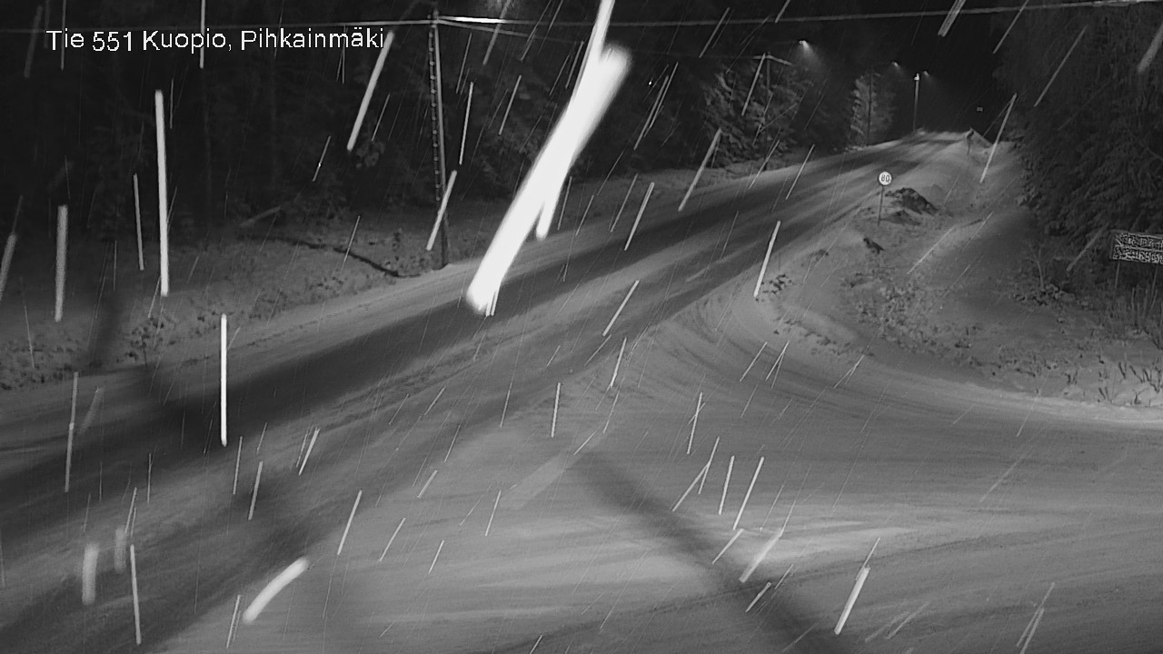 Kelikamerat Kuva Tie 551 Kuopio, Pihkainmäki, Kuopio, Pohjois-Savo
