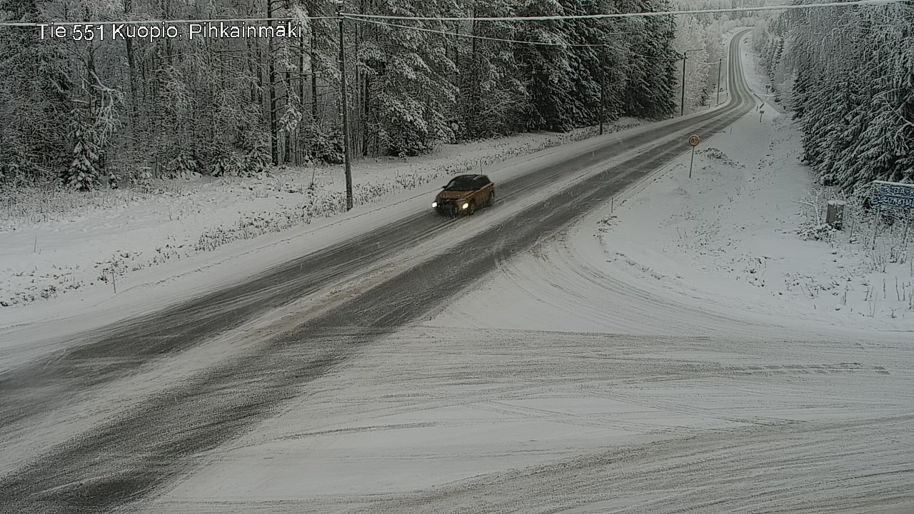 Kelikamerat Kuva Tie 551 Kuopio, Pihkainmäki, Kuopio, Pohjois-Savo