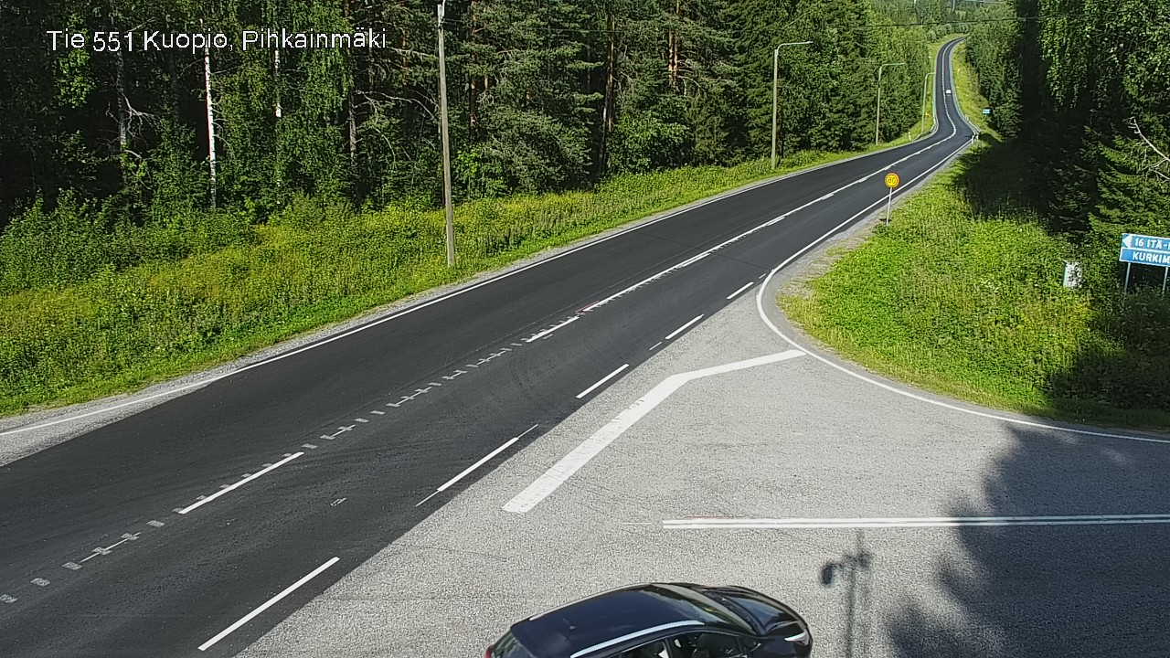 Kelikamerat Kuva Tie 551 Kuopio, Pihkainmäki, Kuopio, Pohjois-Savo