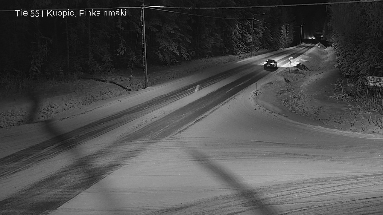 Kelikamerat Kuva Tie 551 Kuopio, Pihkainmäki, Kuopio, Pohjois-Savo