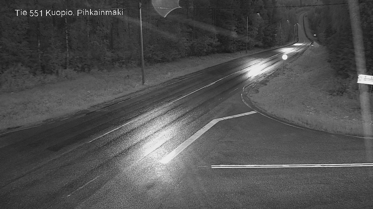 Kelikamerat Kuva Tie 551 Kuopio, Pihkainmäki, Kuopio, Pohjois-Savo