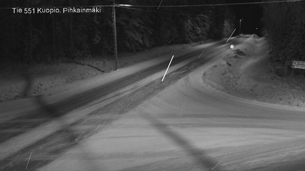 Kelikamerat Kuva Tie 551 Kuopio, Pihkainmäki, Kuopio, Pohjois-Savo